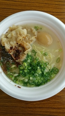 「鹿児島黒豚しゃぶしゃぶラーメン」@東京ラーメンショー2015の写真