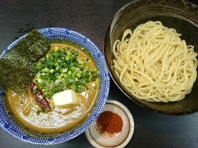 「復刻、大つけ麺博バージョン・カルピスバターのカレーつけ麺」@二代目 狼煙 ～心～の写真