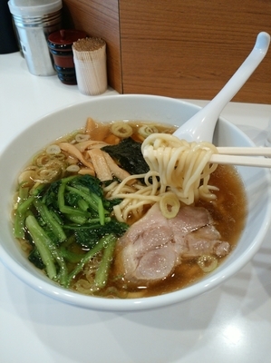 「朝らあめん490円」@らぁめん ほりうち 新橋店の写真