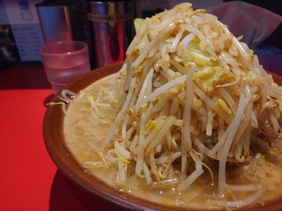 「ラーメン（野菜増し・カラメ）【650円】」@ラーメン蘭の写真