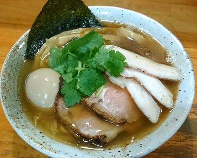 「【限定】いわし節の塩そば 850円＋鶏チャー100円」@麺屋 むじゃきの写真