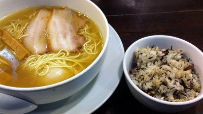 「塩らーめん」@徳川町 如水 本店の写真