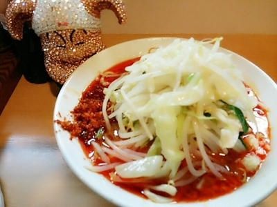 「辛麺小(麺少なめ)」@豚星。の写真