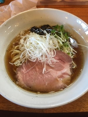 「限定秋刀魚煮干そば」@麺屋 烈の写真