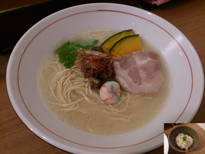 「『鯛そば秋味～白味噌仕立て～』＋鯛めし（小）」@鯛塩そば 灯花 本店の写真