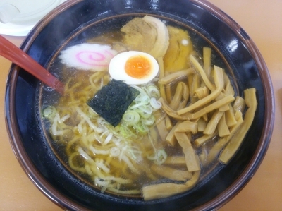 「ラーメン（大盛）＋メンマ」@青竹手打ラーメン むらいちの写真