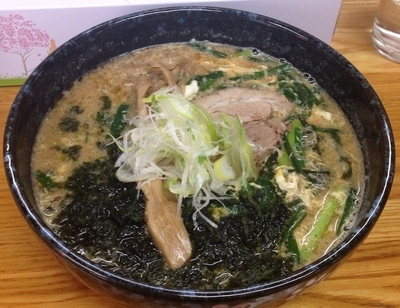 「ニラ玉味噌ラーメン(週限定)＋ライス(800円＋100円)」@麺処福吉ATSUSHIの写真