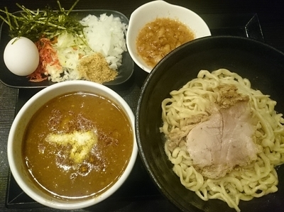 「カレーつけ麺（小）￥800」@つけ麺 どでんの写真