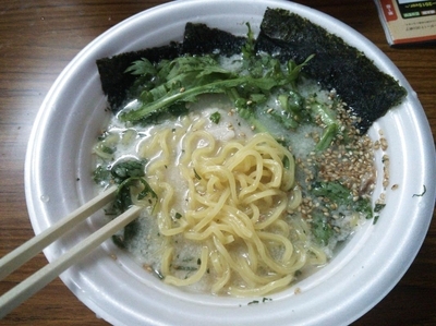 「日本海の魚介香る旨味塩らーめん」@東京ラーメンショー2015の写真