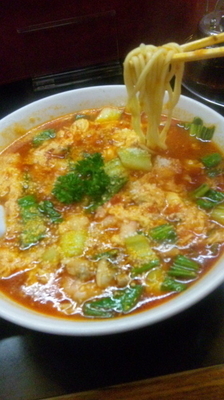 「トマトラーメン¥830」@馬鹿旨の写真