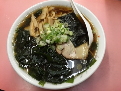 「わかめラーメン【740円】」@北海道ラーメン 特一番 分倍河原駅前店の写真