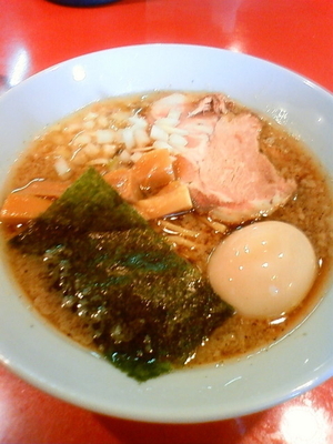 「味玉ラーメン¥600」@麺屋しのはら 三日月食堂の写真