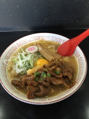 「肉玉そば 850円」@奥州肉玉そば ぶたさぶろう 本店の写真