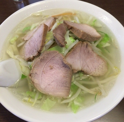 「タンメン (チャーシュー入) 1100円」@はつねの写真