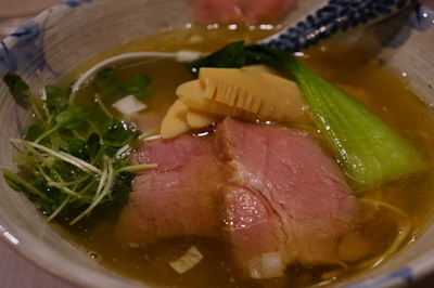 「汐そば＋チャーシュー炊き込みご飯」@麺処 きなりの写真