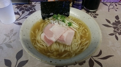 「白煮干800円+大盛り100円」@麺工 小烏丸の写真