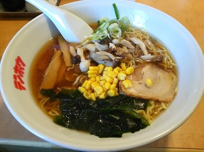 「【限定】きのこ醤油ラーメン　（麺大盛り）」@テンホウ 松本渚店の写真