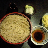 もりそば（中盛り）＋かきあげ