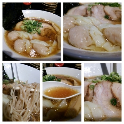 「【限定】15年目の醤油らーめん+海老ワンタン1100円」@麺の坊 砦の写真