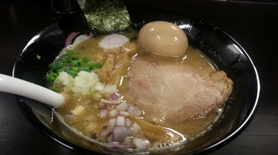「味玉鯛焼き干中華そば」@おおぜき中華そば店 早稲田店の写真