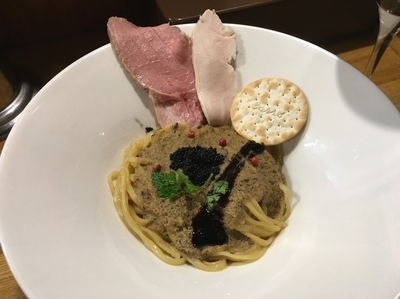 「(限定) フォアグラムースの和えそば  1500円」@麺庵 小島流の写真