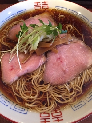 「中華そば大盛」@中華そば しば田の写真