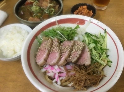「霜月の一杯　和えてサッパリ・・・かもB(何だ！塩味かよ)」@MENYA 食い味の道有楽の写真
