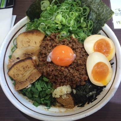 「DX台湾まぜそば」@担々麺はなび 安城店の写真