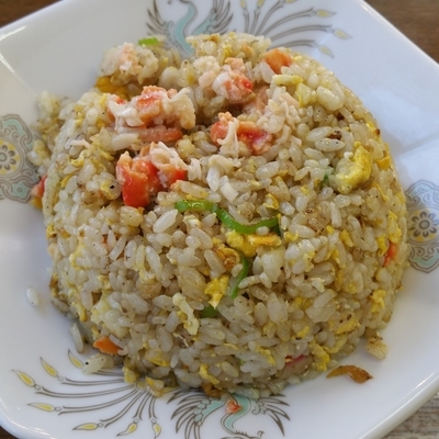 「カニチャーハン」@餃子舗 北京の写真