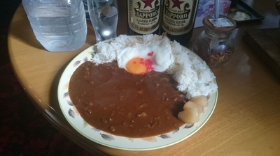 「飛騨牛すじカレー」@丸一らあめんの写真