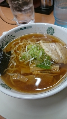 「中華そばミニ200円」@日高屋 磯子駅前店の写真