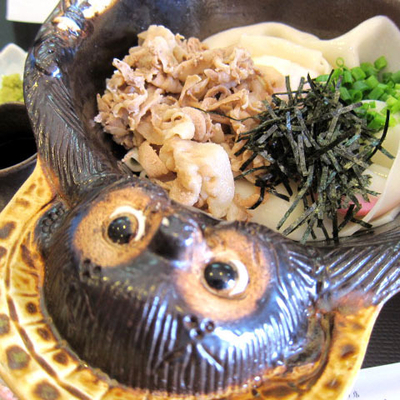 「鬼ひも川（冷） 950円」@花山うどん 本店の写真