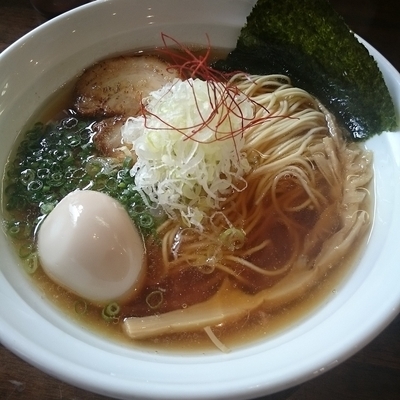 「【9・10月の木曜限定】味玉平子煮干しラーメン」@麺や 飛来の写真