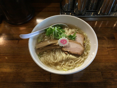 「塩中華ソバ_700円＋大盛_100円」@中華ソバ 素和可の写真