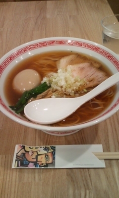 「半熟煮玉子そば 800円」@中華そば 熊野の写真