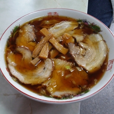 「チャーシューメン(３８０円)」@中華そば すずきの写真