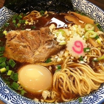 「汁そば（並）＋味玉」@汁そば LUCY ルーシーの写真