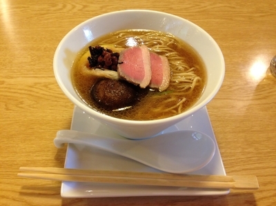 「鴨はちらーめん　￥８００」@空庵の写真