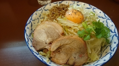 「まぜそば大盛」@らーめん陸の写真