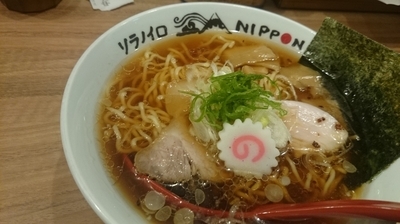 「江戸式中華そば」@ソラノイロ NIPPONの写真