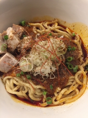 「麻辣まぜそばプチライス付き」@らぁ麺 やまぐち 辣式の写真