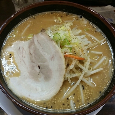 「亀城特製味噌ラーメン　７８０円」@麺屋 亀城の写真