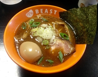 「羊中華そば 800円+味玉 100円」@中華そば BEASTの写真
