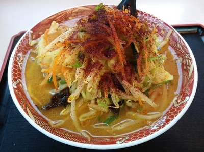 「スープカレータンメン」@あぢとみ食堂の写真