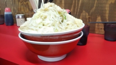 「大ブタ(950円)+全マシマシ」@ラーメン二郎 新潟店の写真