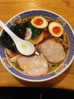 「チャーシュー麺  味玉(クーポン)」@白河手打中華 賀乃屋の写真