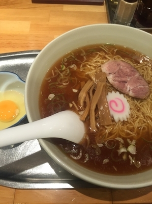 「中華そば、生卵」@保谷大勝軒の写真