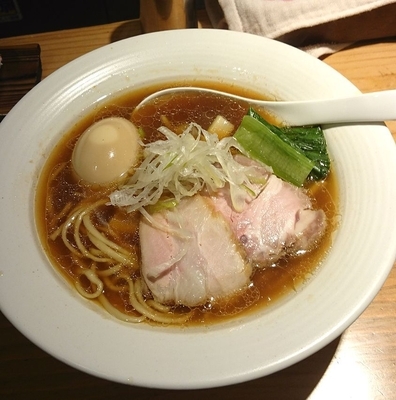 「味玉醤油そば」@麺処 篠はらの写真