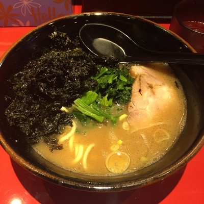 「岩のりラーメン」@横浜家系らーめん 清水家の写真