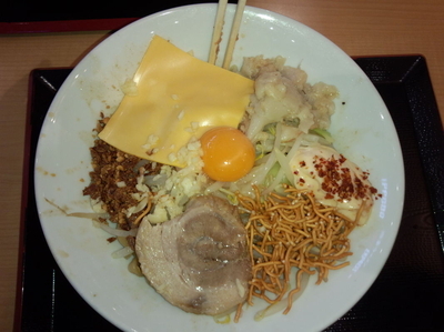 「まぜそば」@ジャンクガレッジ 白岡店の写真